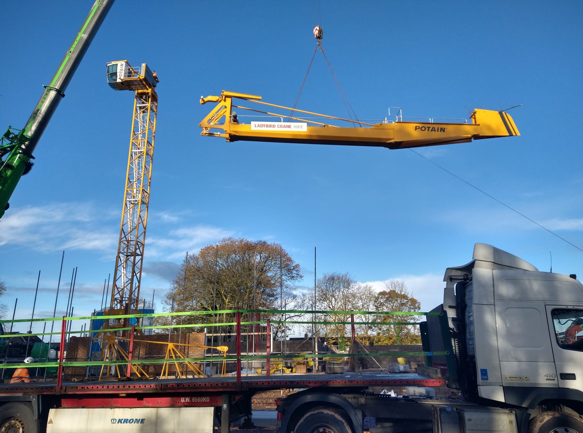 Potain MDT219 Flat Top Crane